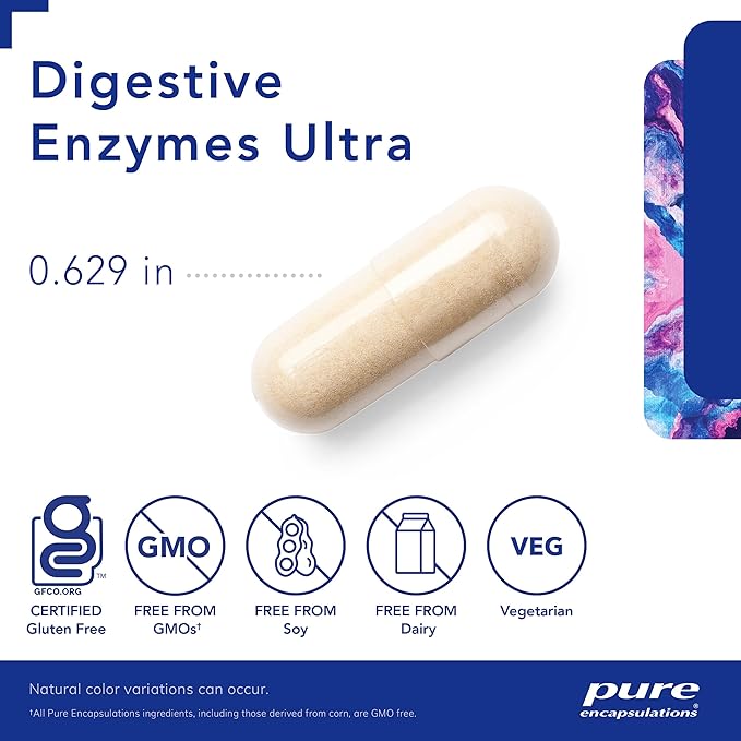 Pure Encapsulations Digestive Enzymes Ultra 90 Capsules