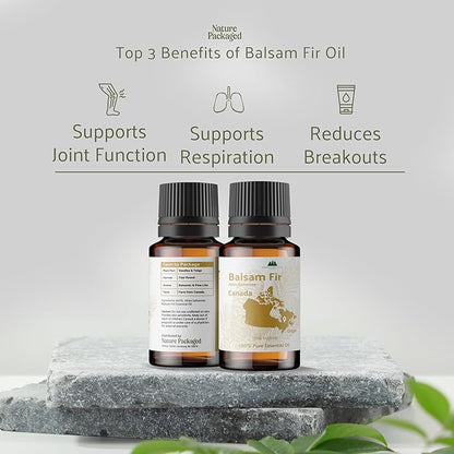 Balsam Fir Essential Oil (15ml) - Direct from Our Farm Partner in Canada - Essential Oils for Home, Humidifier, or Aromatherapy | Pure Therapeutic Grade