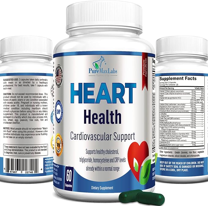 Heart Health Supplement 60 Capsules