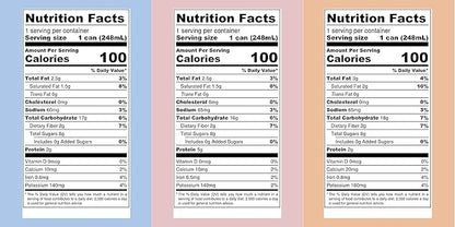 Pop & Bottle, Oat Milk Lattes - Cold Brew, Maca, Antioxidants, Ashwagandha, MCT Oil, Collagen, Organic, Diary Free, Gluten Free, Lightly Sweetened with Dates - Variety, 8 Fl Oz (12 Pack)