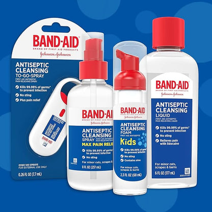 Band-Aid Brand Pain Relieving Antiseptic Cleansing 8 fl.