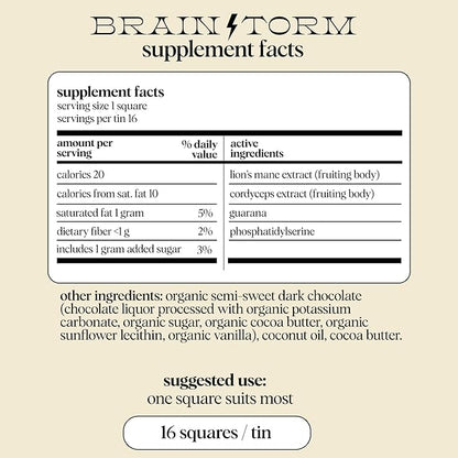 Alice Mushrooms Nightcap + Brainstorm Duo | Functional Mushroom Chocolates | Brainstorm Energy Bites for Focus, Clarity & Cognitive Function | Nightcap Supports Deep Sleep, Calm Mind, Stress Relief