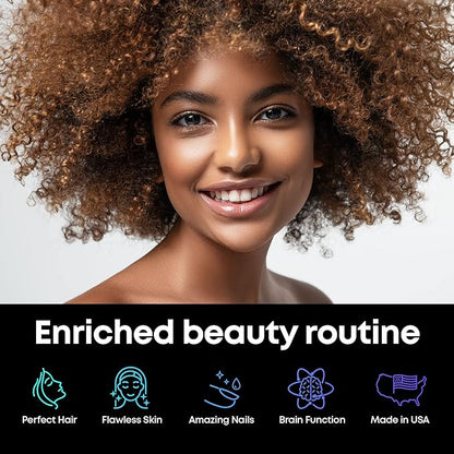 Liquid Collagen & Biotin Drops 30000mcg Biotin, 2 fl