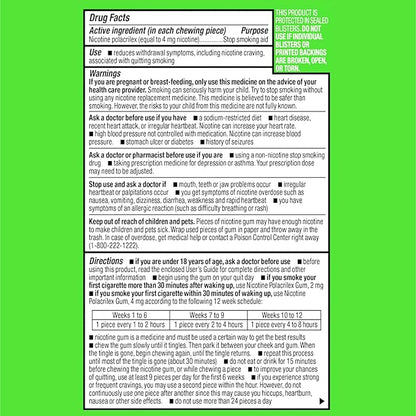 Blip NRT Nicotine Gum 4mg Fruit (20 Count)