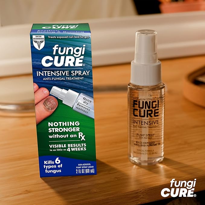 FUNGICURE Intensive Spray, Antifungal Treatment, Kills 6 Types 2 Fl 2)