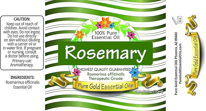 Pure Gold Essential Oils 0.33 Fluid