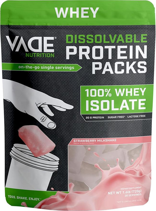 VADE Nutrition Dissolvable Protein Packs 30 Servings