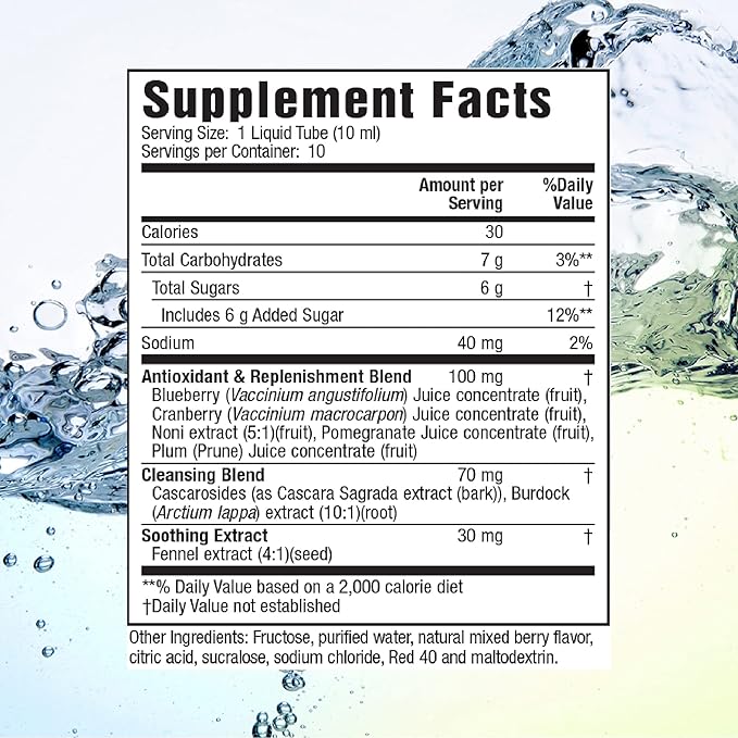 Applied Nutrition 5-Day Liquid Cleanse & Flush,10-Twist Tubes Box 3.3D fl oz Each (Pack of 2)