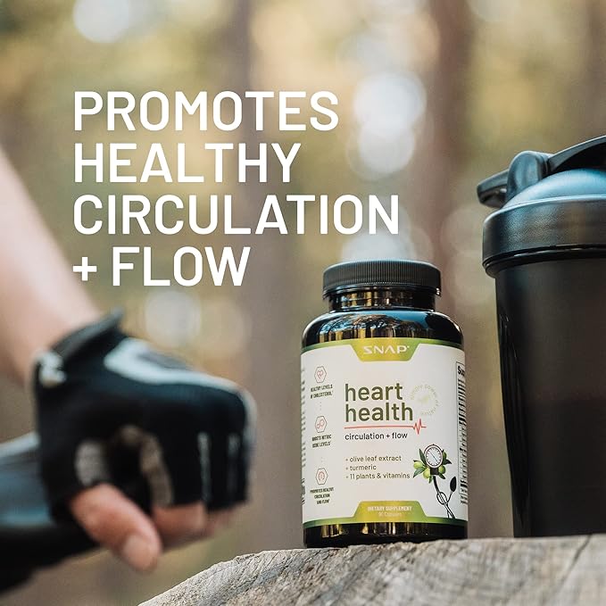Snap Supplements Heart Health Supplements and 90 Capsules