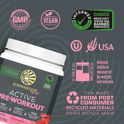 Pre Workout Powder Energy Drink Supplement 30 Servings