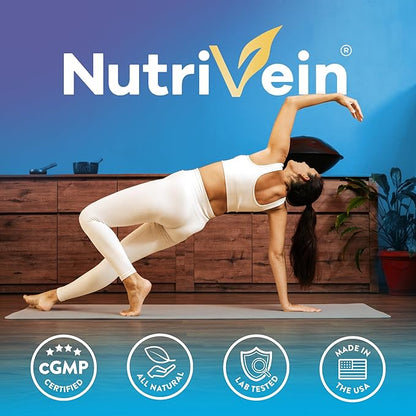 Nutrivein Multi Collagen Pills 2250mg - 180 Collagen Capsules - Type I, II, III, V, X, Anti-Aging, Healthy Joints, Hair, Skin, Bones, Nails, Hydrolyzed Protein Peptides for Woman and Men