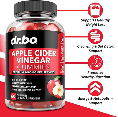 ACV Apple Cider Vinegar Gummies 1000MG Apple