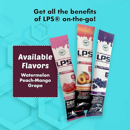Sugar-Free Liquid Collagen & Whey Protein Supplement