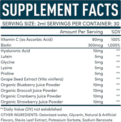 Vegan Collagen Builder Liquid Supplement 60ml, 30 30 Day