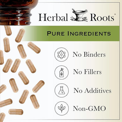Herbal Roots Organic Apple Cider Vinegar 650 mg 60 Vegan