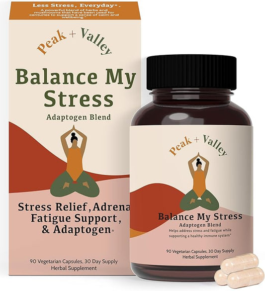 Peak + Valley Stress Relief Supplement 90 Ct