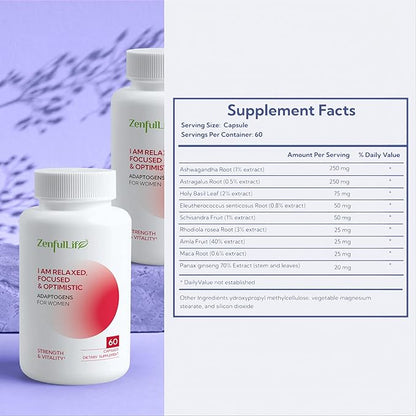 Adaptogens for Women 60 Capsules.