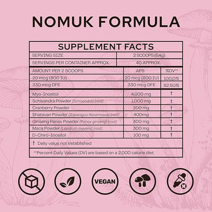 Woman Hormo Balance + Inositol 40:1| Hormonal Support for Women | 4 Adaptogens, Cranberry & Hibiscus Flavor | Promotes Hormo Balance, Energy & Menstrual Health | 100% Natural Ingredients, 40 Servings
