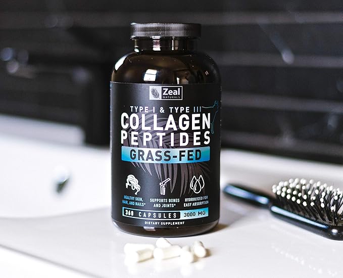 Zeal Naturals Collagen Peptides Collagen Pills (360 Capsules)